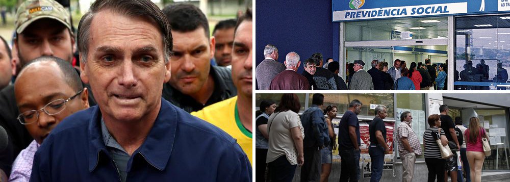 Proposta de Bolsonaro ameaça aposentadoria de 51 mi de trabalhadores