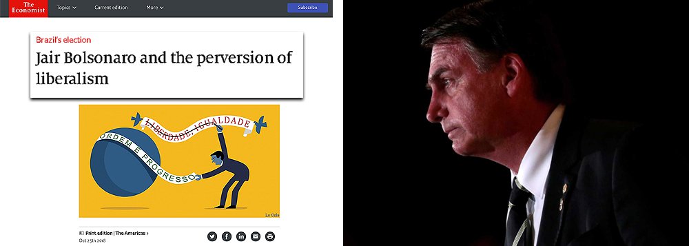 Economist: eleição de Bolsonaro é tragédia para o Brasil
