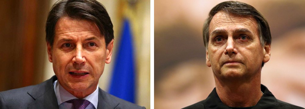 Primeiro-ministro italiano nega apoio oficial a Bolsonaro