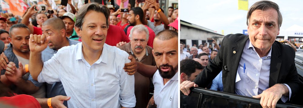 Haddad: vá pra porta de Bolsonaro!!! Pra cima deles professor!!!