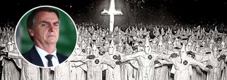 Bolsonaro não aceitar que a KKKlan o apoie não muda o fato de que ela o apóia