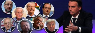 Líderes globais pedem um basta ao fascismo de Bolsonaro