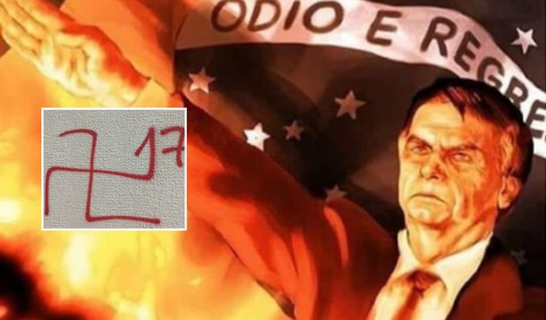#BOL卐ONARO: Postagens que associam Bolsonaro ao nazismo dominam o Twitter