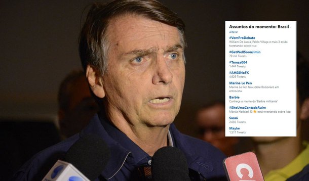 Hashtag #VemProDebate é o assunto mais comentado do Twitter