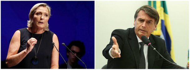 Nem a extrema-direita francesa aceita Bolsonaro 