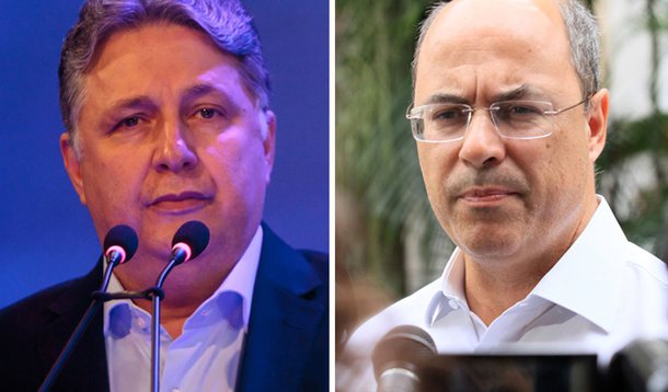 Anthony Garotinho (União Brasil) e Wilson Witzel (União Brasil)