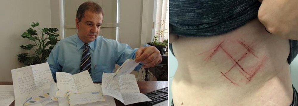 Delegado diz que suástica grafada em jovem é símbolo budista