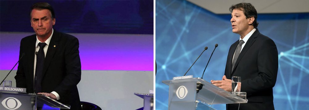 Bolsonaro foge do debate com Haddad na Band