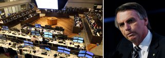 Ibovespa dispara 6% e dólar despenca 3% por otimismo com Bolsonaro para o 2º turno
