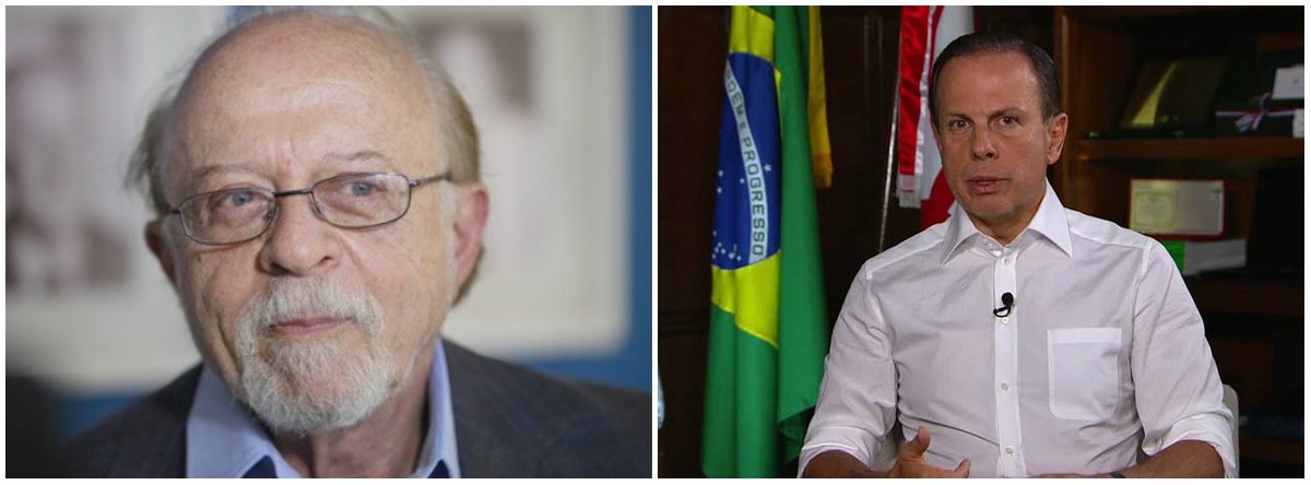 Doria foi péssimo prefeito e não respeito seu caráter, dispara Goldman