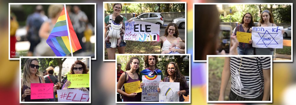 Judeus aderem ao #elenão e lembram que Bolsonaro não é amigo de Israel