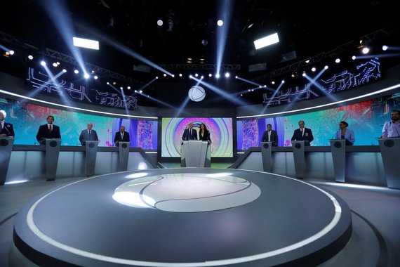 Rivais sobem tom contra Bolsonaro e lamentam sua ausência no debate