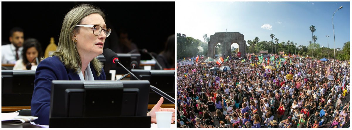 Maria do Rosário: hoje somos milhares, amanhã seremos milhões