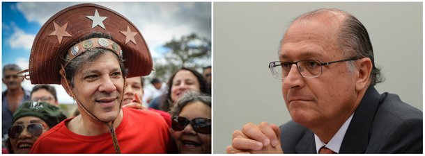 Haddad dispara em SP e supera Alckmin