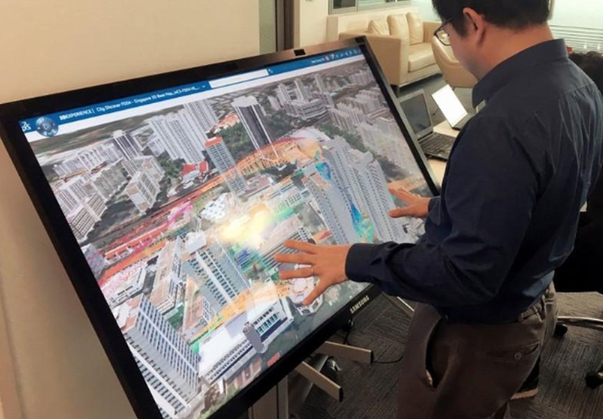 Projeto virtual de Cingapura pode ser campo de testes para planejadores e conspiradores