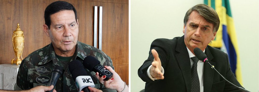 Caos no bolsonarismo: candidato diz que seu vice ofende trabalhador