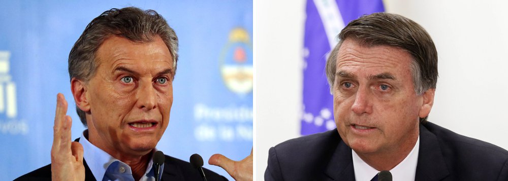 Clarín: Bolsonaro e Macri farão declaração conjunta sobre Venezuela
