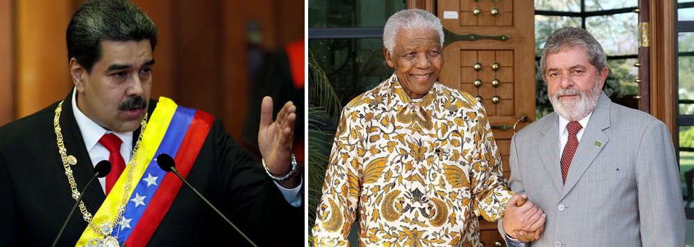 Maduro: Lula é o Mandela brasileiro