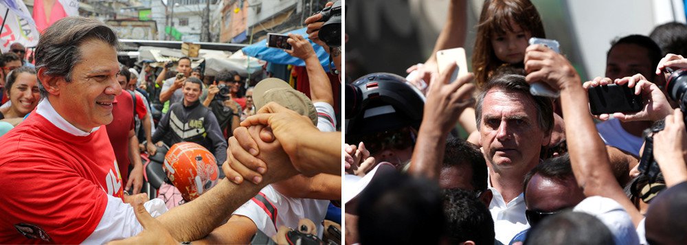Crescimento de Haddad ofusca Bolsonaro no 2º turno e desidrata tese do voto útil
