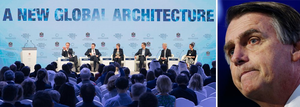 Davos faz manifesto por nova 'arquitetura global', na contramão de Bolsonaro
