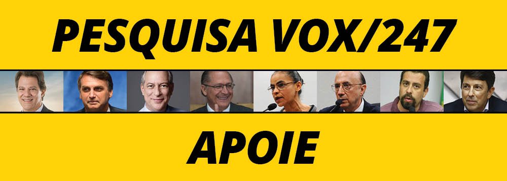 247 fará sua primeira pesquisa presidencial com Vox Populi