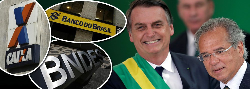 Governo Bolsonaro prepara liquidação dos bancos públicos
