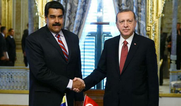 Erdogan declara apoio a novo mandato de Maduro na Venezuela