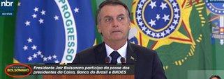 Bolsonaro faz promoção pessoal em TV estatal