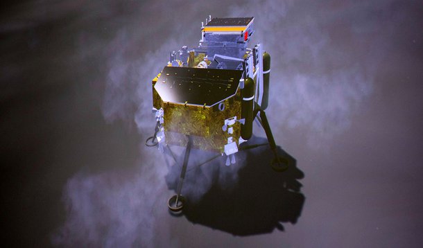 Sonda chinesa faz pouso inédito no 'lado escuro da Lua'