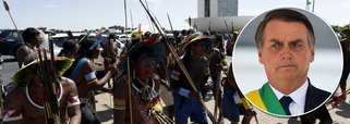 Bolsonaro resolveu metralhar os índios