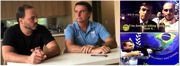 “Famiglia” Bolsonaro comemora em vídeo vitória do fascismo