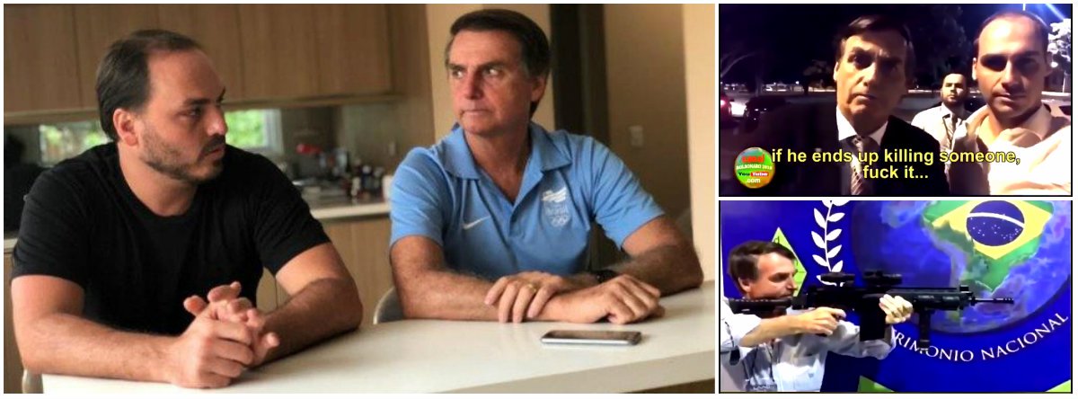 “Famiglia” Bolsonaro comemora em vídeo vitória do fascismo