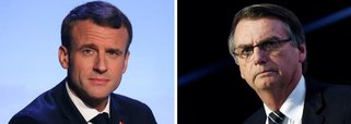 Macron despreza Bolsonaro e manda só embaixador