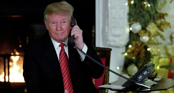 Você ainda acredita em Papai Noel?, pergunta Trump para criança de 7 anos