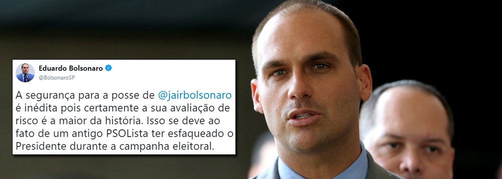 Eduardo Bolsonaro diz que Adélio é 'psolista'