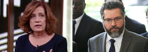 Miriam Leitão qualifica Ernesto Araújo como “ridículo”