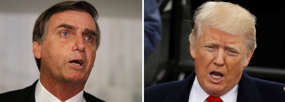 Ídolo de Bolsonaro, Trump não vem à sua posse