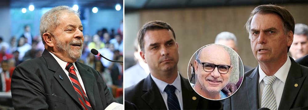 Bolsonaro agride Lula e nada diz sobre Queiroz