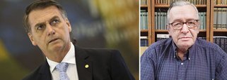 Guru de Bolsonaro, Olavo pede que ele declare guerra à mídia