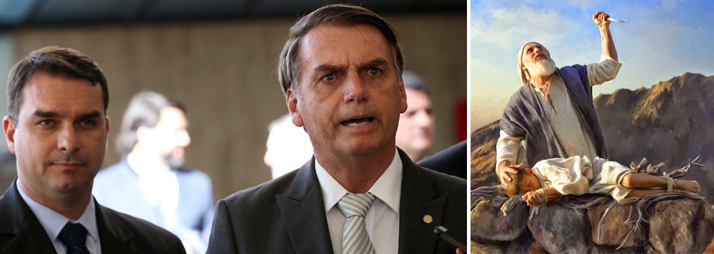 Bolsonaro pode sacrificar o filho como Abraão, diz Juan Arias