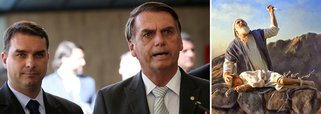 Bolsonaro pode sacrificar o filho como Abraão, diz Juan Arias