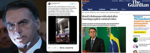 Maior jornal inglês aponta como Bolsonaro ridicularizou o Brasil