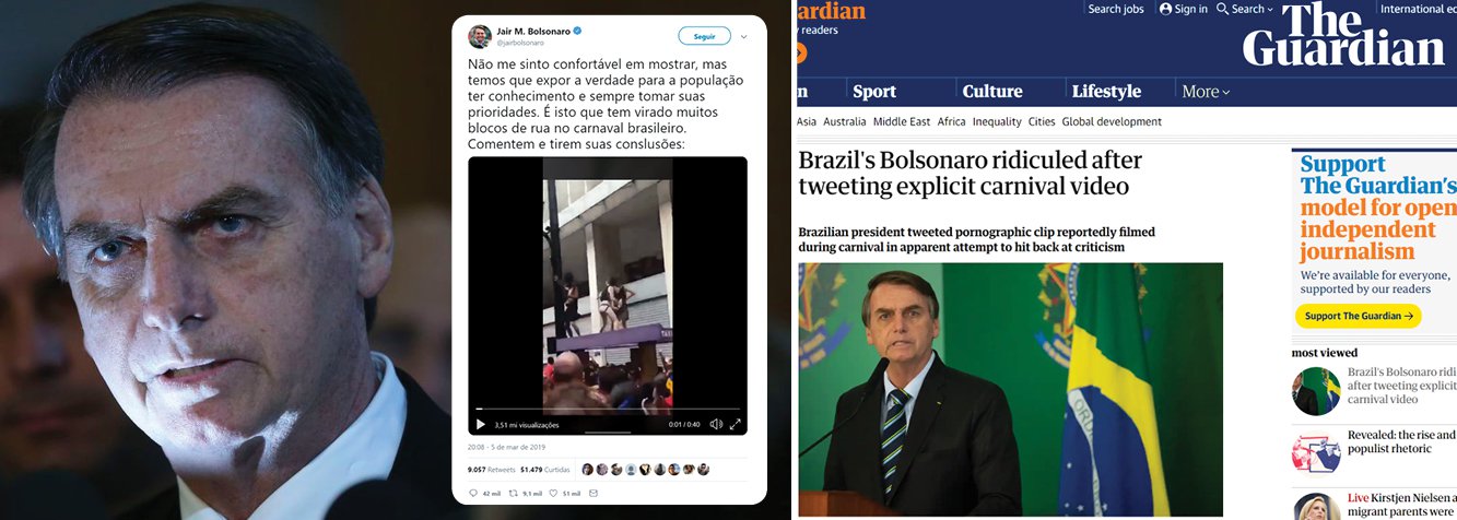 Maior jornal inglês aponta como Bolsonaro ridicularizou o Brasil