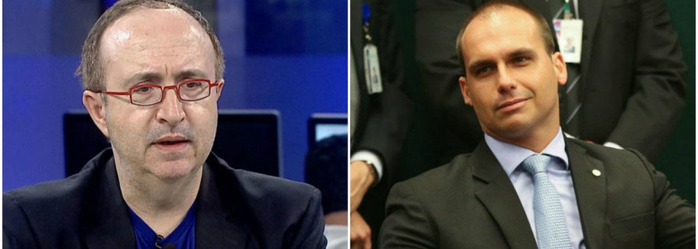 Hackers tiram Reinaldo do ar e ele aponta para Eduardo Bolsonaro
