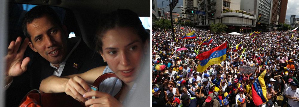Manifestações marcam retorno de Guaidó, que pode ser preso