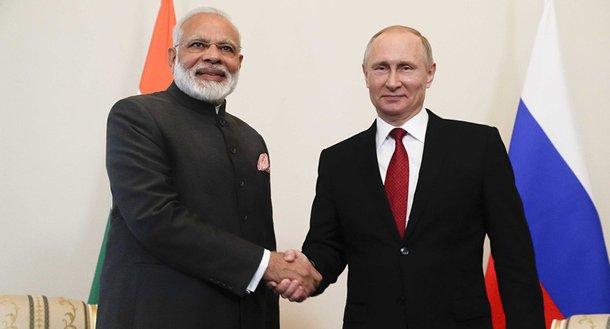 Líderes de Rússia e Índia condenam terrorismo e defendem parceria estratégica