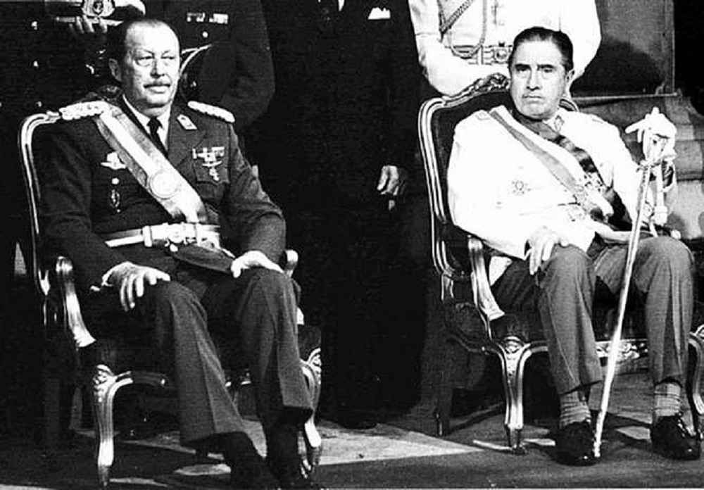 Alfredo Stroessner e Pinochet, heróis de Bolsonaro