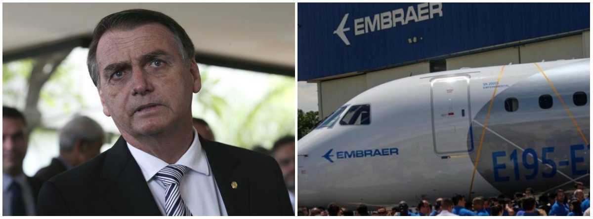 Bolsonaro deve reanalisar acordo da Embraer com a Boeing