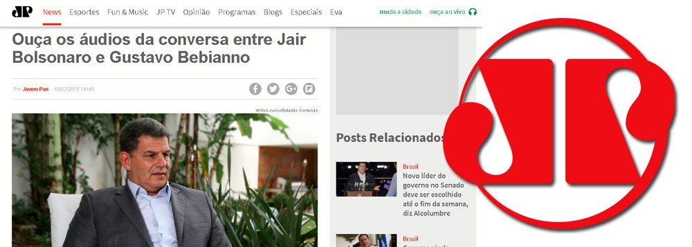 Jovem Pan rompe com bolsonarismo e divulga áudios que provam que Jair e Carlos mentiram
