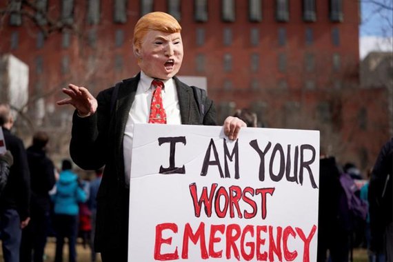 Trump é alvo  de protestos no 'Dia do Presidente' nos EUA